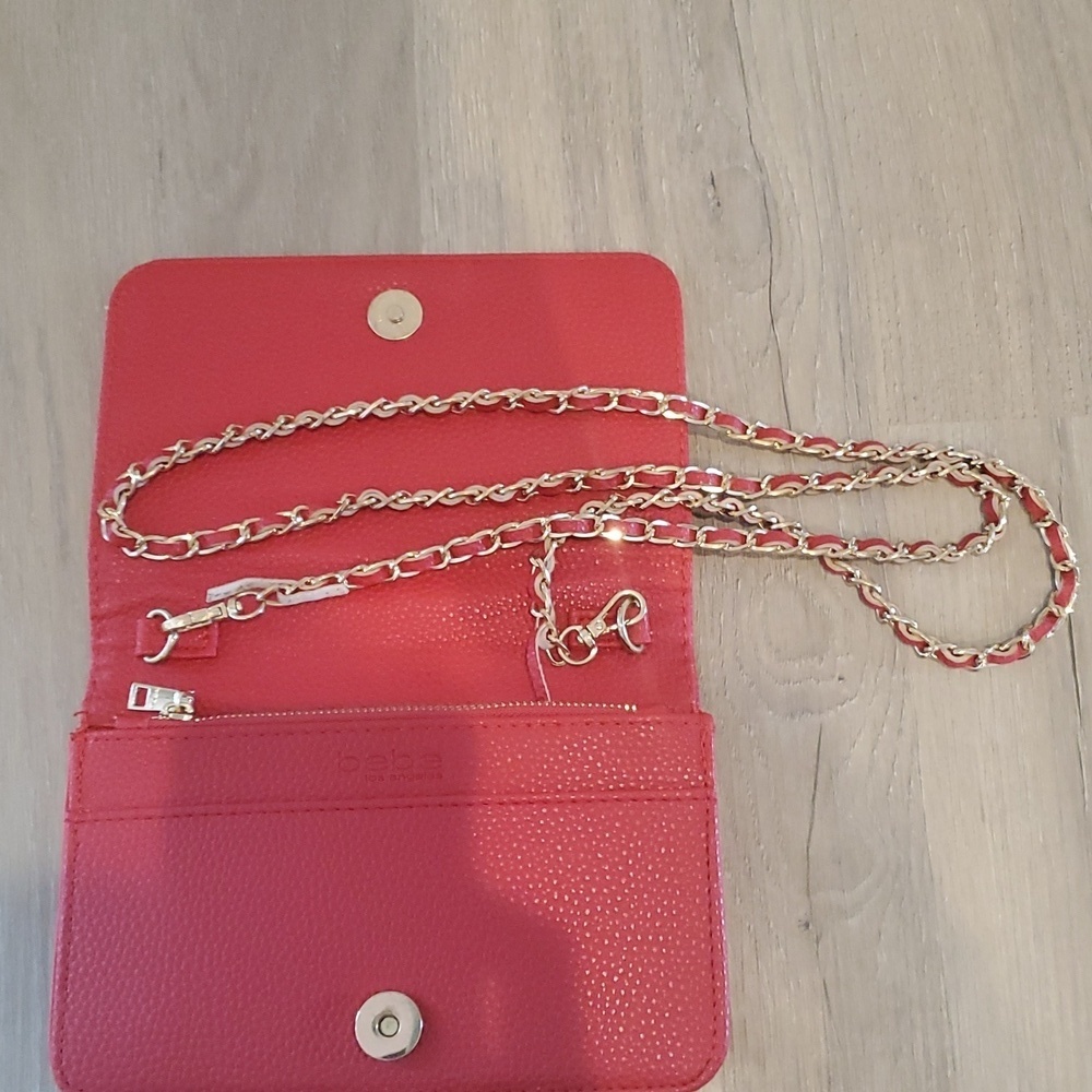 Bebe red clutch/crossbody bag - Picture 7 of 7